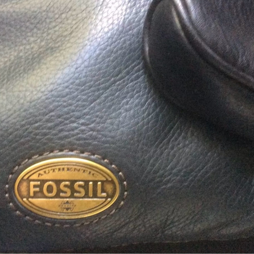 Fossil Black Leather Women's Bag - Picture 3 of 6